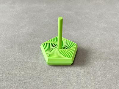 Pentagon Vortex Fidget – Print in Place