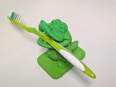 Alligator Toothbrush Holder