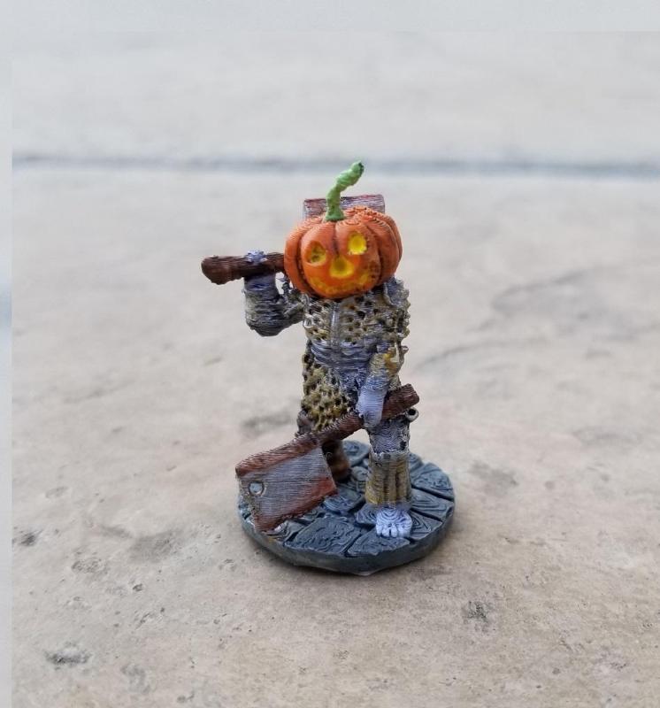 Pumpkin Cleaver Skeleton