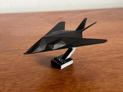 F-117 Nighthawk (No Glue Required)