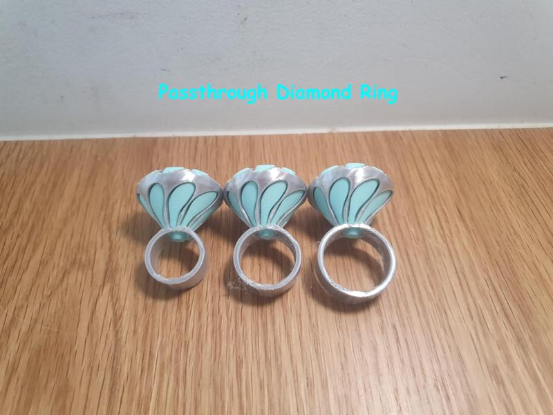 Impossible Passthrough Diamond Ring Fidget