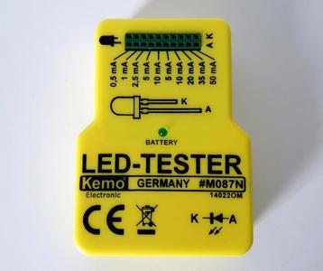 Battery cover for the Kemo Electronic M087N LED Tester. V2