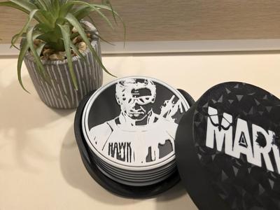 Marvel high resolution coaster set