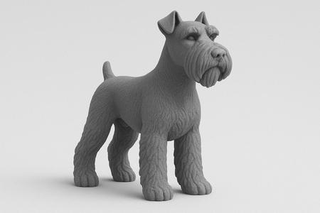 Schnauzer  do stl file for printer 3D