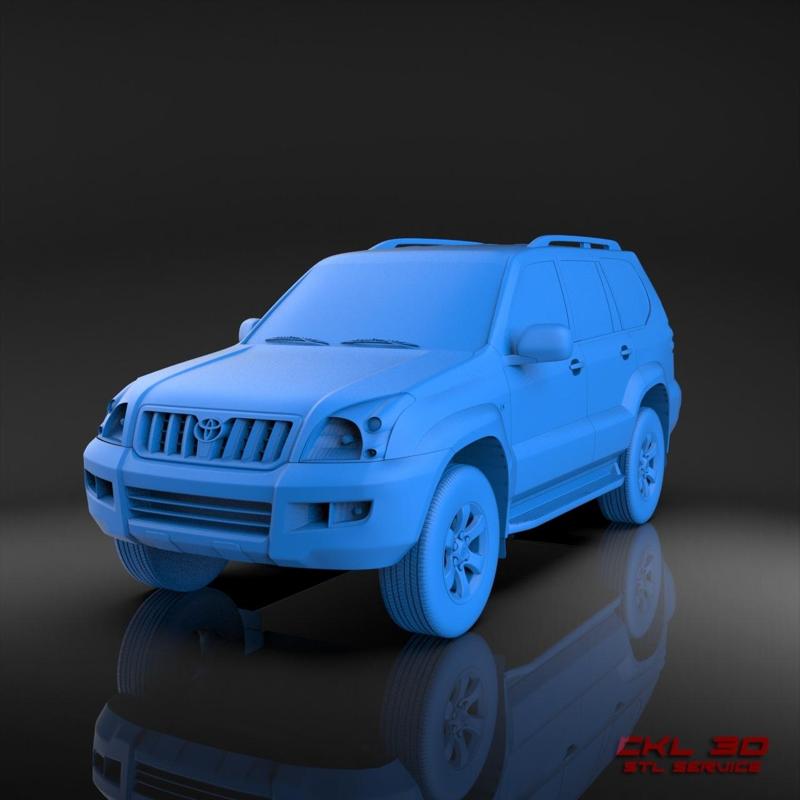 Toyota Land Cruiser Prado 120 5door 2009 STL PRINTABLE