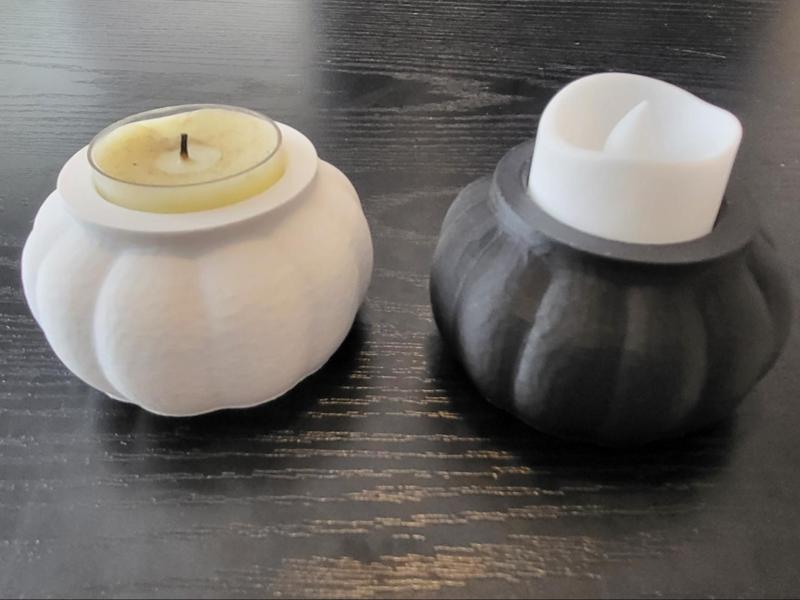 Pumpkin Tealight Candle Holder