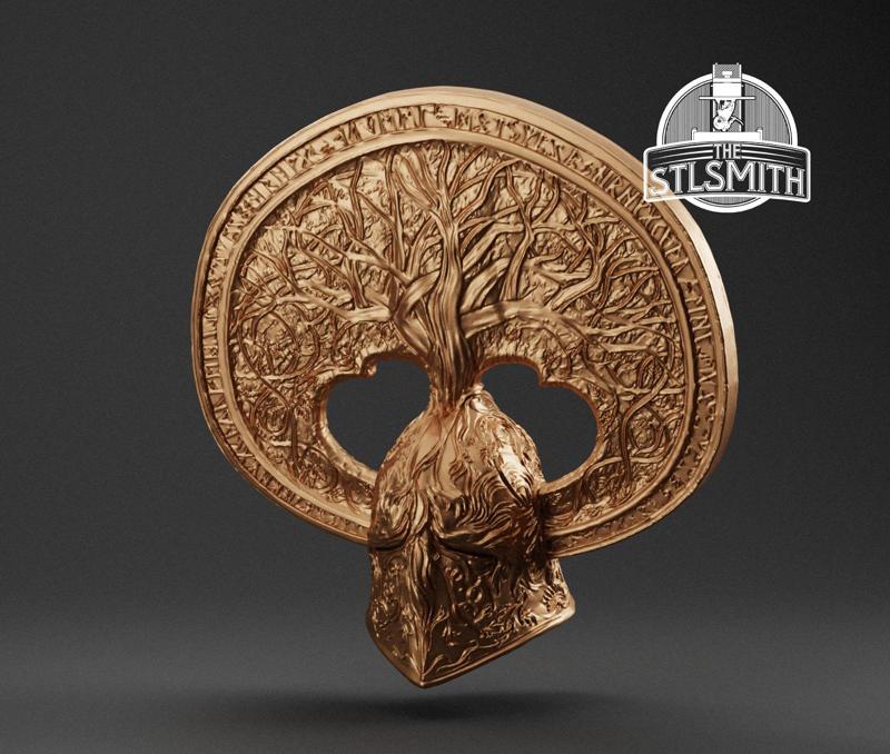 Royal Knight Helm Elden Ring Life Size Prop STL