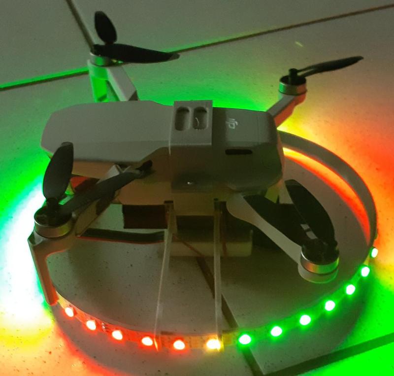 Mavic Mini Ring-Light-Setup