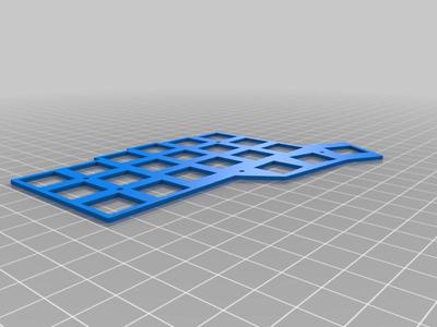 Revised Plates for Corne Keyboard HiPro Case