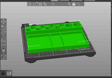 rc car tool holder and tray for parts