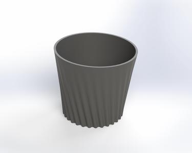 Simple 53x60mm plant pot