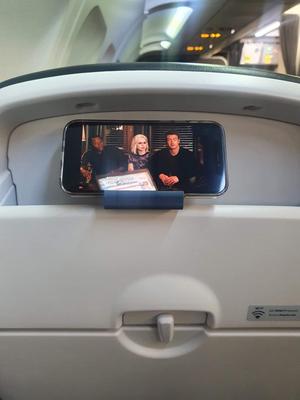 Adjustable BA Airplan Seat Phone Stand