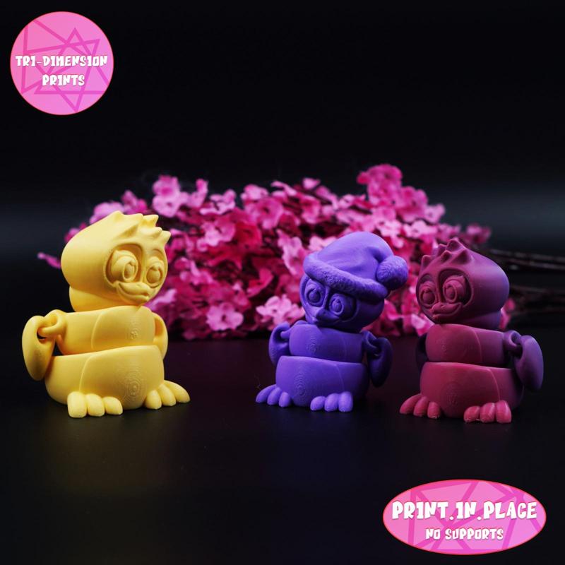 PRINT IN PLACE CUTE FLEXI PENGUIN