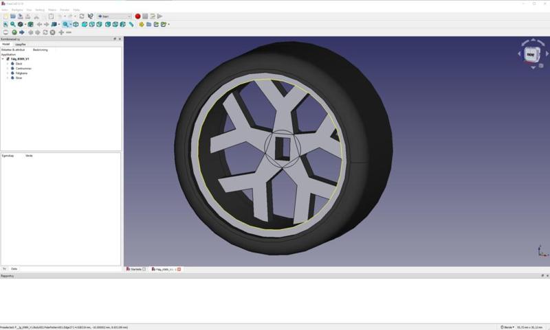 Tire and rim for K989