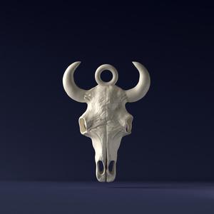 Cow Skull Pendant