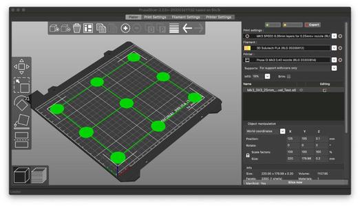 Parametric Bed Level Test