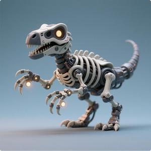 skeleton dinosaur