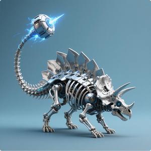skeleton dinosaur