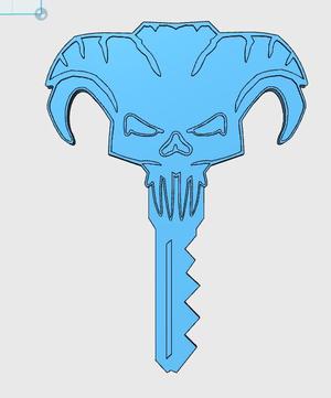 Blood Burner key replica