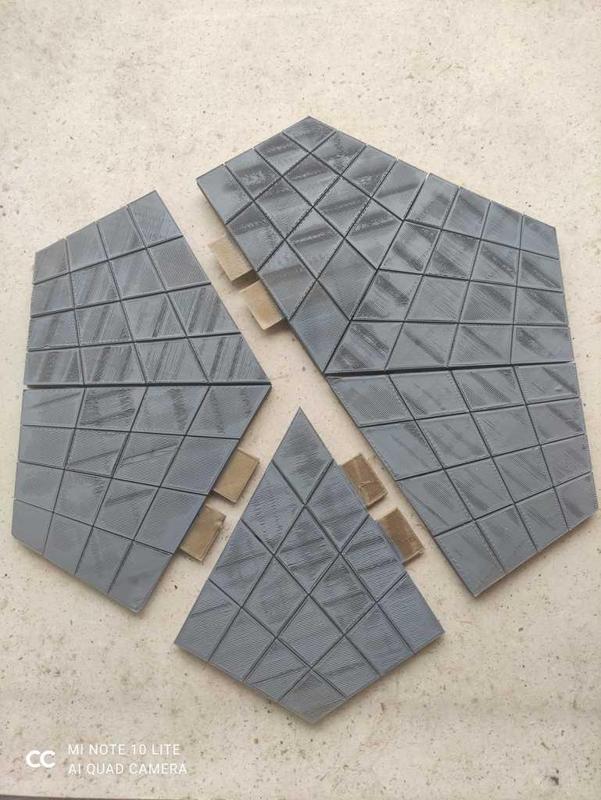 Modular three player chessboard