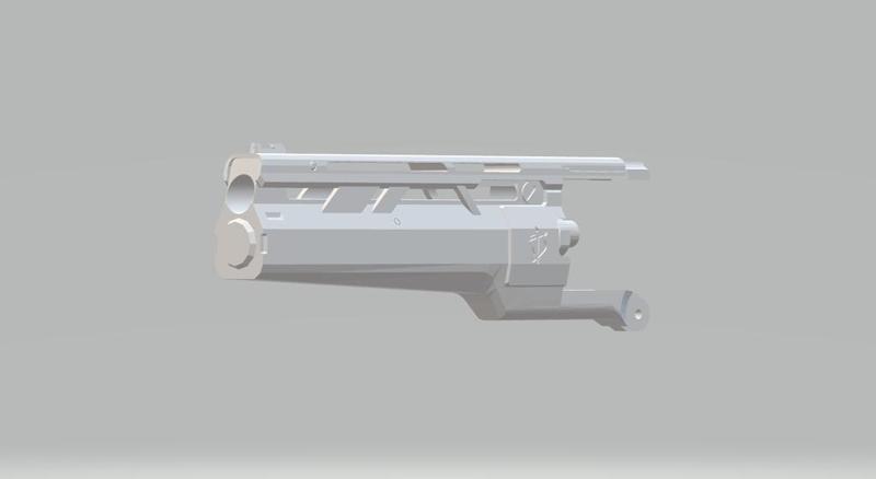Crosman CCP8B2 Vigilante barrel (For nerf)
