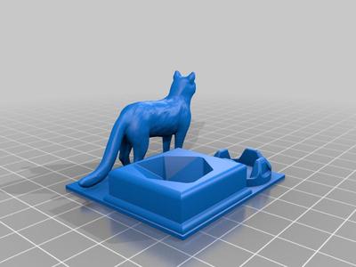 MTG Cat Token D6 + D20 Slots