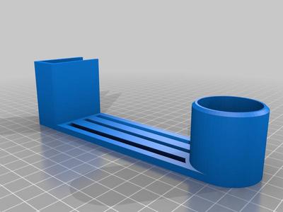 Large Roll Paper Towel Holder (for 16mm shelf)