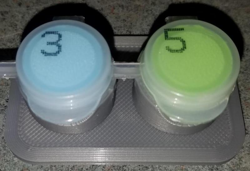 smaller paint by number two paint container pot holder
