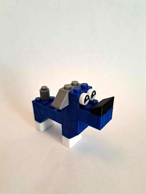 Building Block Dog