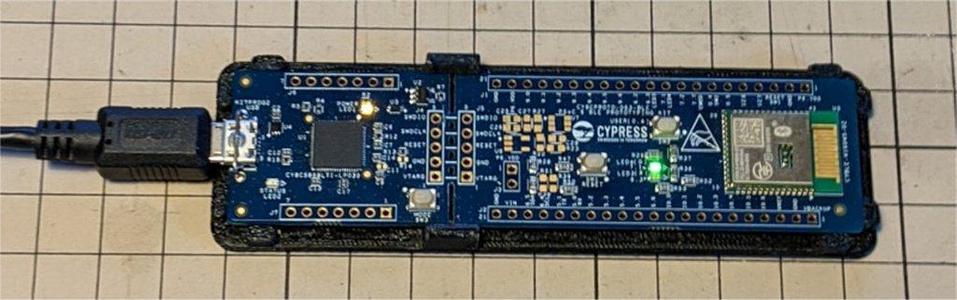 PCB Bumper for Cypress CY8CPRPTO-063-BLE