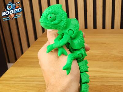 Print in Place Articulated Flexy Chameleon