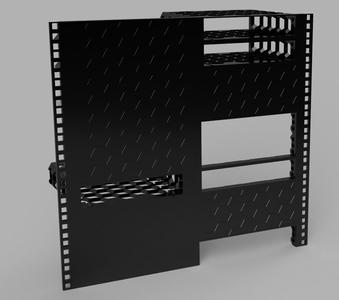 Modular 19 Inch rack mounting system