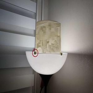 Lithophane Picture Holder for IKEA Floor Lamps (70145132 & 60416176)