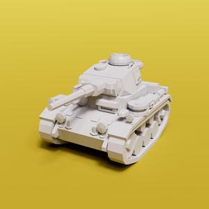 PANZER 3 - CARTOON TANK