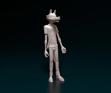 Funny wolf