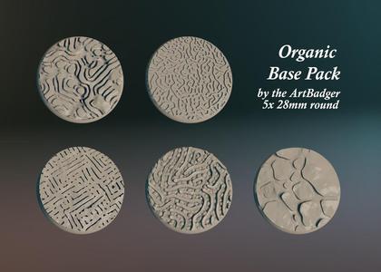 28mm Organic Base Pack