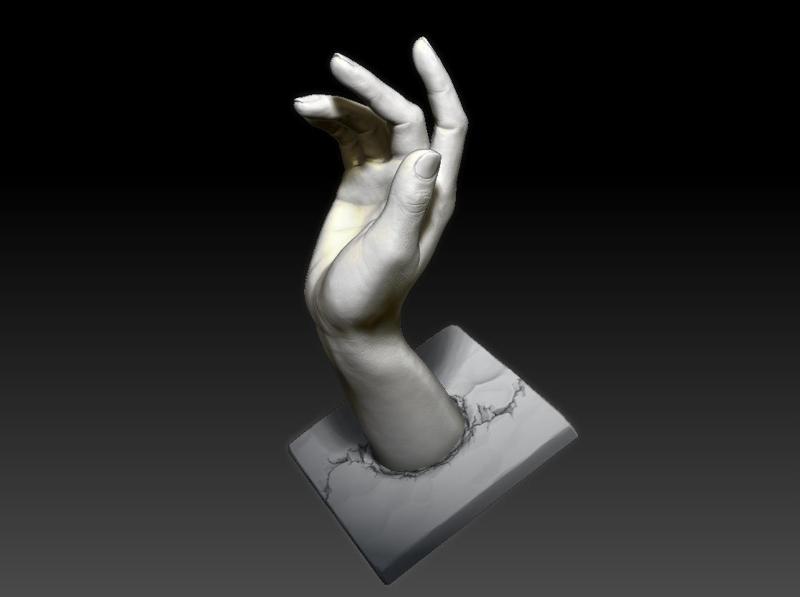 Woman hand art decorative