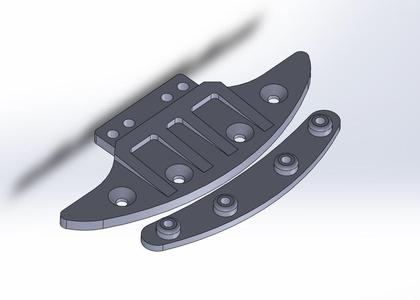 Large Front bumper for WLtoys K989, 284131, K979, K969, K999