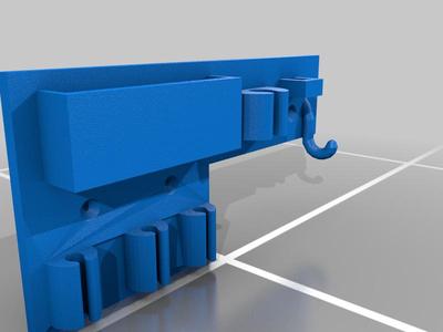 Cable holder for bedside