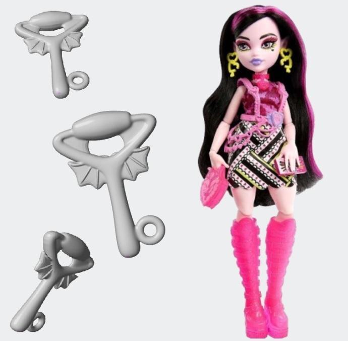 Draculaura, Skulltimate Secrets Neon Frights, Monster High.