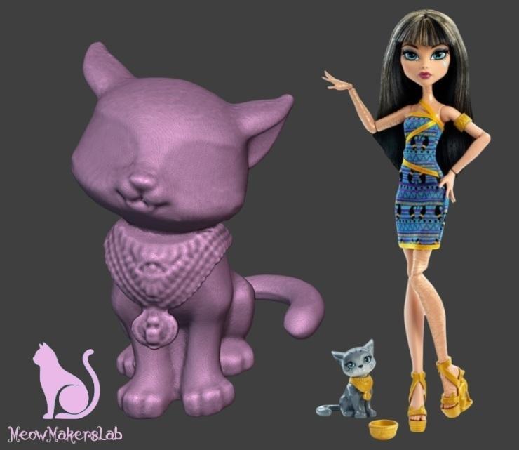 Cleo de Nile, Ghouls beast pet, Monster High.