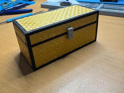 Minecraft Chest HD (Print in Place Hinge)