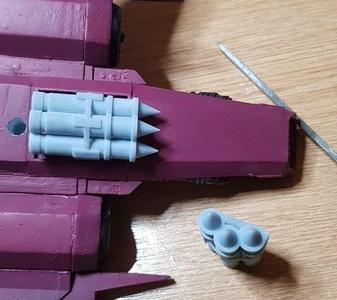 Xiphon Interceptor Missiles for Tedcase's Xiphon Interceptor