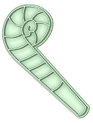 Festive Cornetin cookie cutter