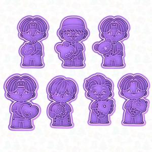 K-POP cookie cutter set of 7
