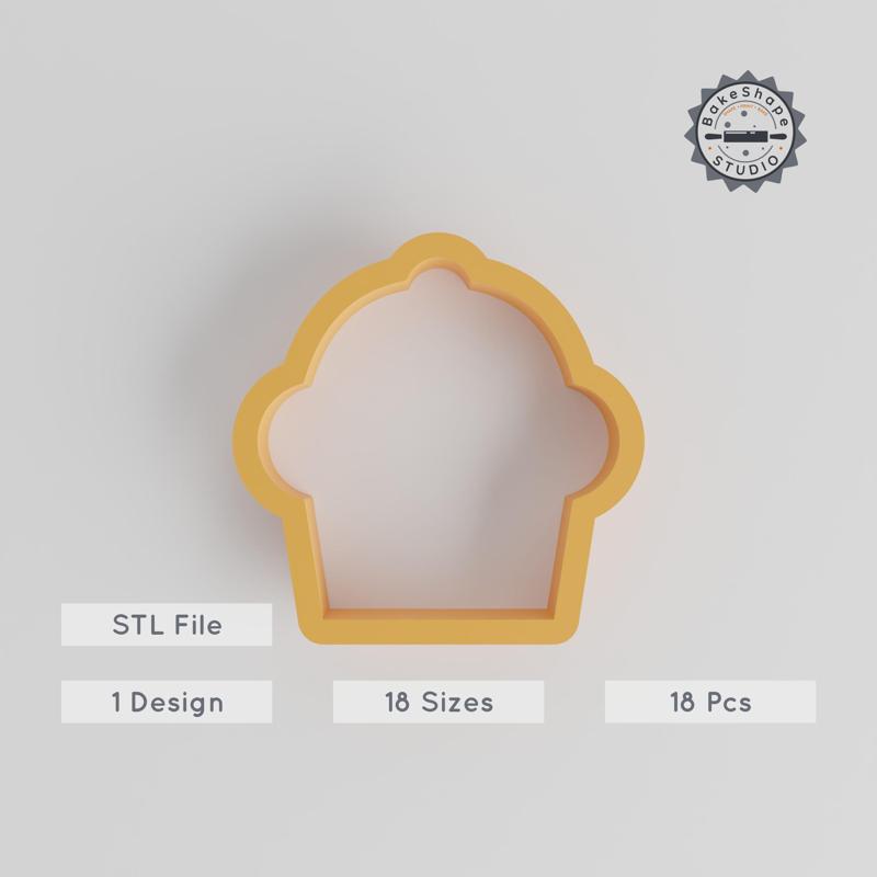 Halloween Cupcake Shape Cutter Set, 18 Sizes, Perfect for Cookies, Fondant & Clay