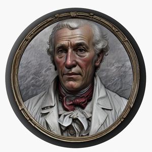 James Watt medallion pendant