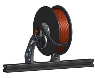 Backlash spool holder