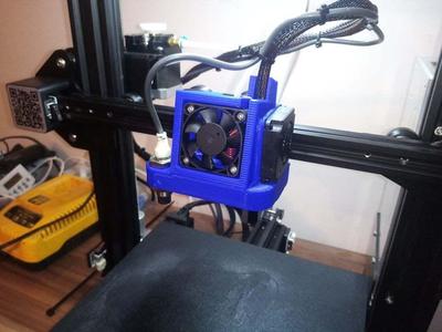 Satsana Ender 3 Fan Duct remix with 12mm sensor mount