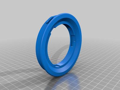 Quickshot to full size fleshlight bayonet adaptor